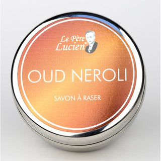 Le Pere Lucien Oud Neroli Shaving Soap Steel Box 150G