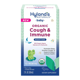 Hyland's Naturals Baby Organic Cough & Immune Syrup  Nighttime 2 Oz