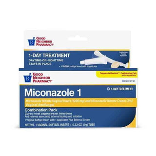 Good Neighbor Pharmacy Miconazole 1 Combination Pack Softgel Insert