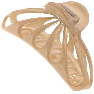 Camila Paris CP3054 French Hair Clip For Women Thick Hair For Long Curly Wavy Hair Beige Girls Hair Claw Clips Fashion Styling Hair Accessories For Women Strong Hold No Slip Grip Made In France