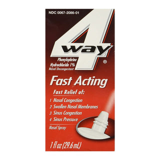 4Way Fast Acting Nasal Spray 1 Oz