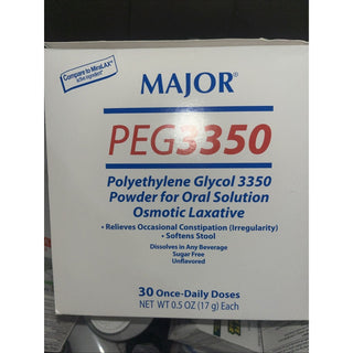 Major Polyethylene Glycol 3350 Powder Laxative