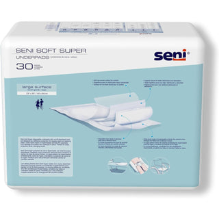 Seni Soft Super Underpads, Moderate Absorbency, 23" X 35"
