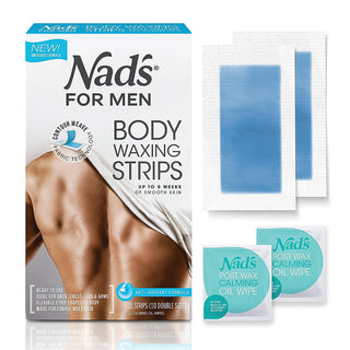 Nad's For Men Body Wax Strips 20's ( Discontinued )