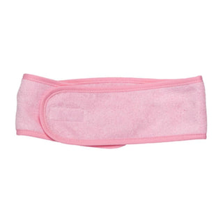 Kingsley Terry Cloth Headband w/Velcro Closure - Pink