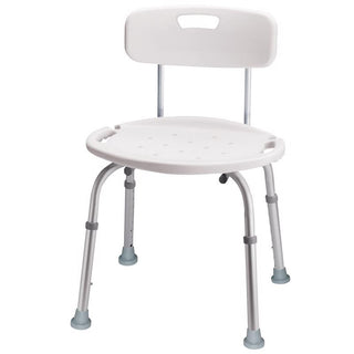 Carex Adjustable Bath & Shower Seat With Back
