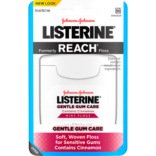 Listerine Floss, Gentle Gum Care, Mint 50 Yards