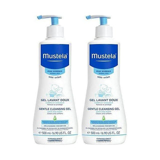 Mustela Gentle Cleansing Gel, Baby Body Wash and Baby Shampoo 23.35 oz