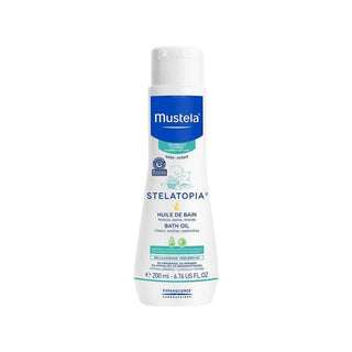 Mustela Stelatopia Bath Oil for Eczema, Prone Skin 6.7 Oz