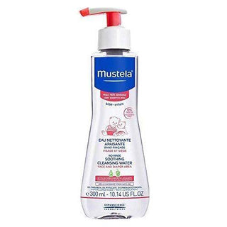 Mustela Baby No-Rinse Soothing Cleansing Water, Sensitive Skin 10.14 Oz