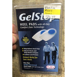 Small Recovery Heel Pad Blue Dot Small Uncovered Womens 4-7