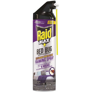 Raid Max Bed Bug Crack & Crevice Extended Protection Foaming Spray