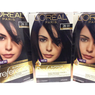 L'Oréal Superior Preference 2b Natural Purest Black Hair Color 1 Kt Box