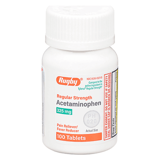 Major Rugby Acetaminophen, Regular Strength, 325 Mg, Tablets