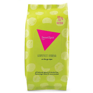 SweetSpot Labs Grapefruit Verbena On-The-Go Wipes
