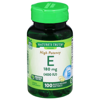 Nature's Truth High Potency 180 Mg (400Iu)Vitamin E 100 Quick Release Softgels