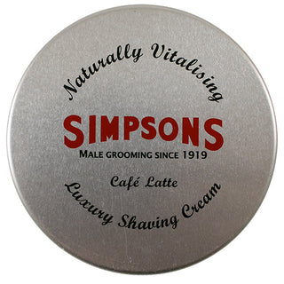 Simpsons Cafe Latte Shaving Cream