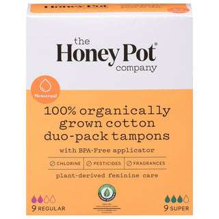 Regular and Super Absorbency Tampons Duo-Pack, 18 Count