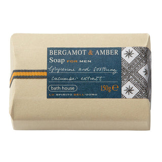 The Bath House Bergamot & Amber Soap For Men
