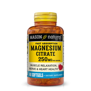 Mason Natural Naturals Magnesium Citrate 250mg Multivitamin Softgels - 100ct