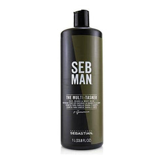 Sebastian Seb Man The Multi-Tasker (Hair, Beard & Body Wash) 33.8oz