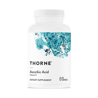 Thorne Ascorbic Acid, Vitamin C, 60 Capsules