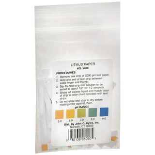 John G. Kyles Precision Control Litmus Paper - 50 Strips