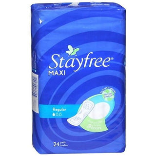Stayfree Maxi Pads, Regular, 24 Pads