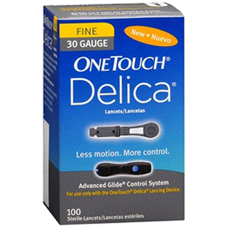 One Touch Delica Fine 30 Gauge Lancets (Discontinued)