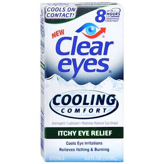 Clear Eyes Cooling Comfort Itchy Eye Relief - 0.5 Oz