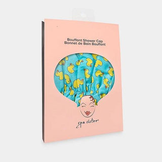 Bath Accessories Spa Sister Cotton Bouffant Shower Cap - Ducks