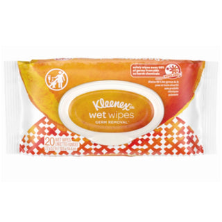 Kleenex Wet Wipes Germ Removal - 20ct