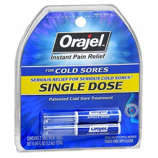 Orajel Cold Sore Treatment, Single Dose