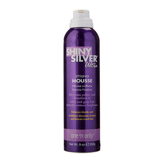 One N' Only Sólo Plateado Brillante Ultra Styling Mousse De 9 Oz