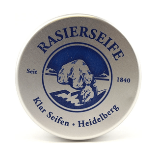 Klar Seifen Shaving Soap in TiN, Sandalwood 110g