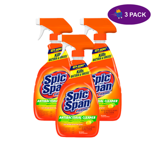 Spic and Span Everyday Fresh Citrus Scent Antibacterial Cleaner Liquid 32 Oz