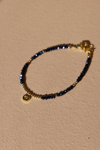 BEADED STAR MEDALLION BRACELET