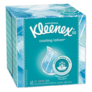 Kleenex Cooling Lotion Tissue Unscented Facial Tissues - 45ct