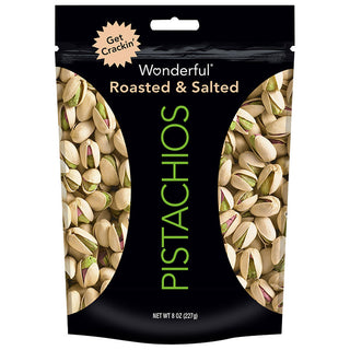 Wonderful Roasted And Salted Pistachios 8oz