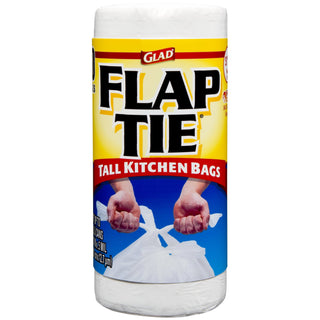 Glad Bags Kitchen Tall Flap Tie 40’s