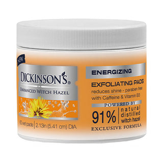 Dickinson Witch Hazel Dickinsons Natural Formula Energizing Exfoliating Pads