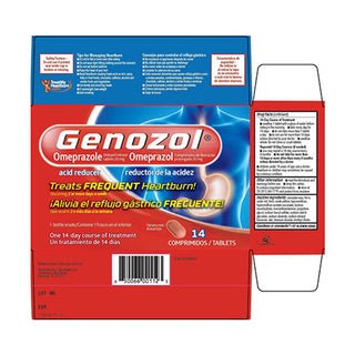 Genozol Acid Reducer, Capsules