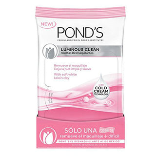 Pond's Wet Cleansing Towelettes, Luminous Clean
