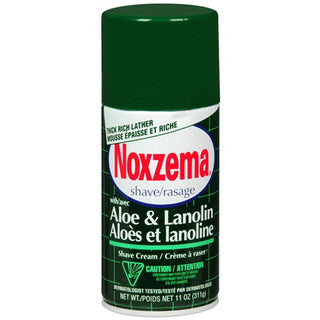 Noxzema Shave Cream, With Aloe & Lanolin 11 Oz