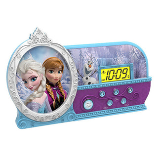 Coby Electronics Disney Frozen Musical Night Glow Alarm Clock For Kids