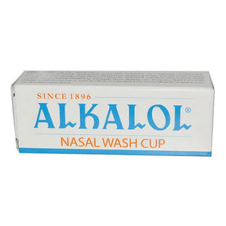 Alkalol Nasal Wash Cup, Original Glass Mucus Solvent Applicator (1 Count)