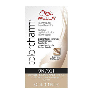 Wella Color Charm Liquid Haircolor 9N/911 Very Light Blonde, 1.4 Oz