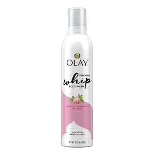 Olay Whip Body Wash, White Strawberry & Mint, Foaming