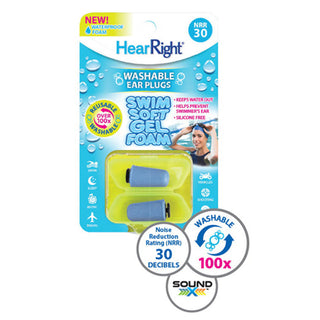 Preferred Pharmacy Hear Right Swim Soft Gel Foam Ear Plugs, 1 Pair