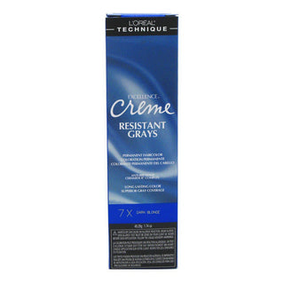L'Oreal Excel Creme Color 7x Dk Blonde 1.74 Oz